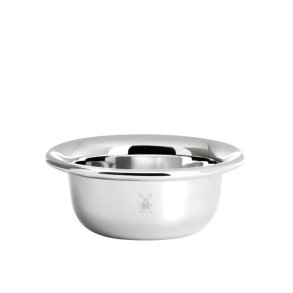 Mhle shaving bowl in chrome-plated steel