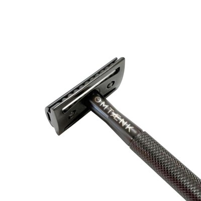 DE safety razor - Closed Comb shaver - Black