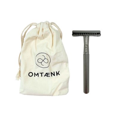 DE safety razor - Closed Comb shaver - Black