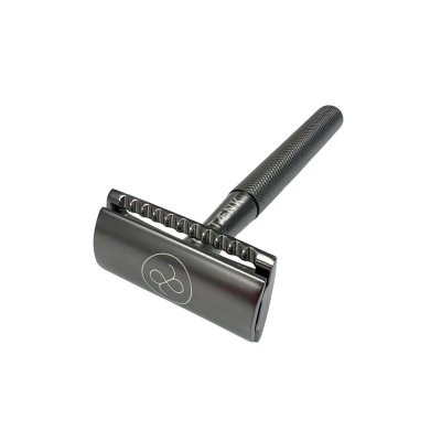 DE safety razor - Closed Comb shaver - Black