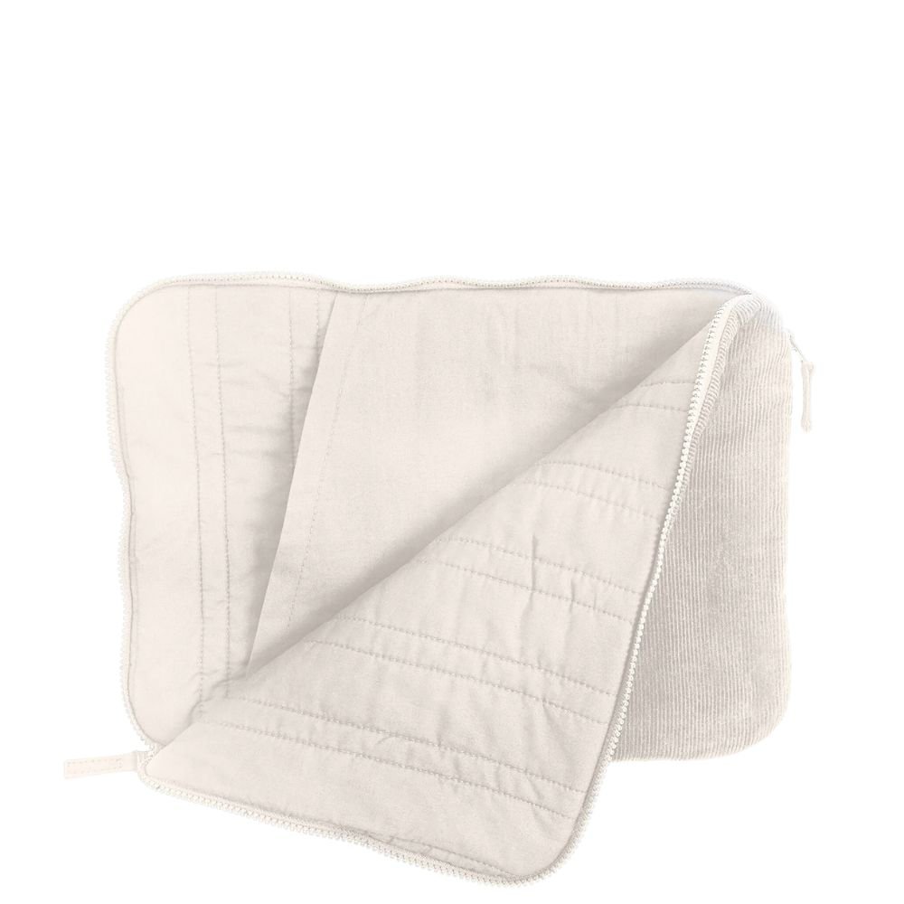 Computer sleeve 11'' - Organic cotton - Stone