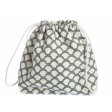 Toilettaske med sn�reluk - Sara's Roof - Grey