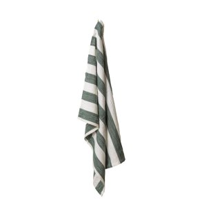 Tea towel in organic cotton - Valentin - Green