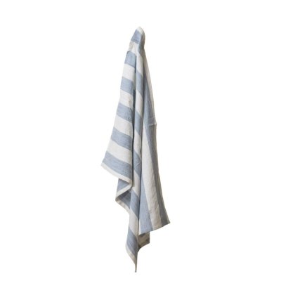 Tea towel in organic cotton - Valentin - Ice blue