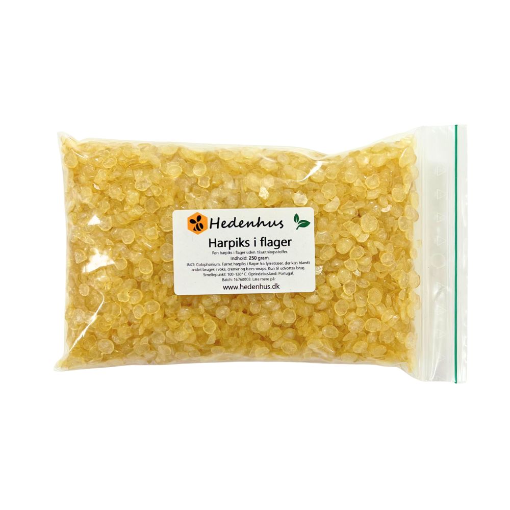 Hedenhus - Harpiks i flager - 250 g