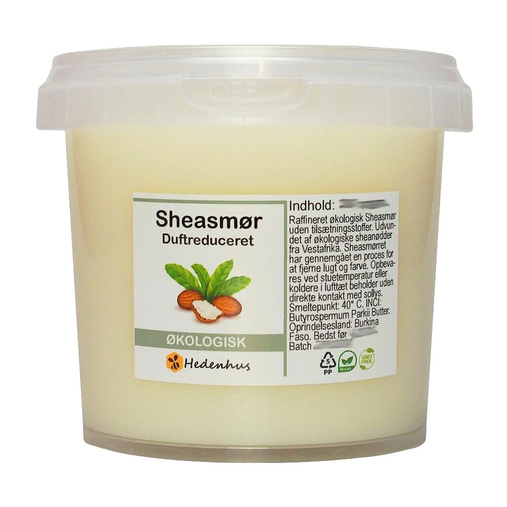 Økologisk sheasmør - duftreduceret - 100 g - Økofamilien