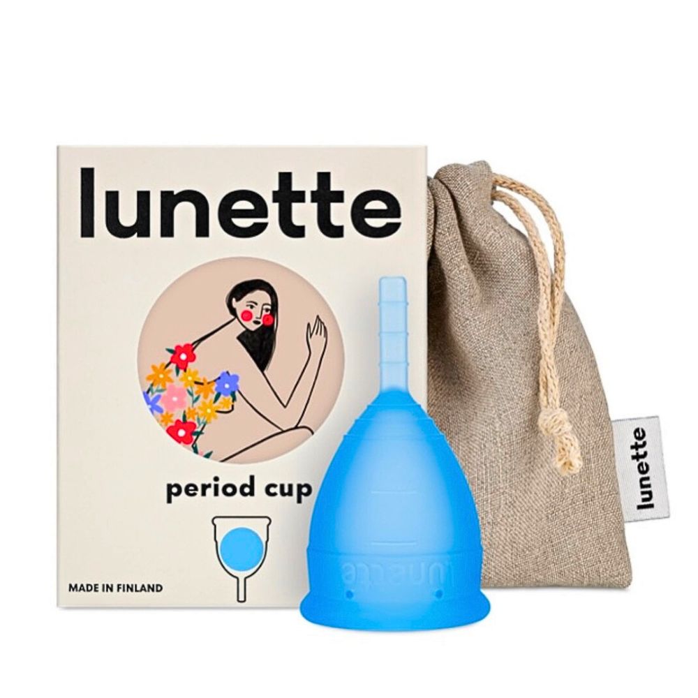 Lunette menstruationskop - Blå - str 1 - Økofamilien