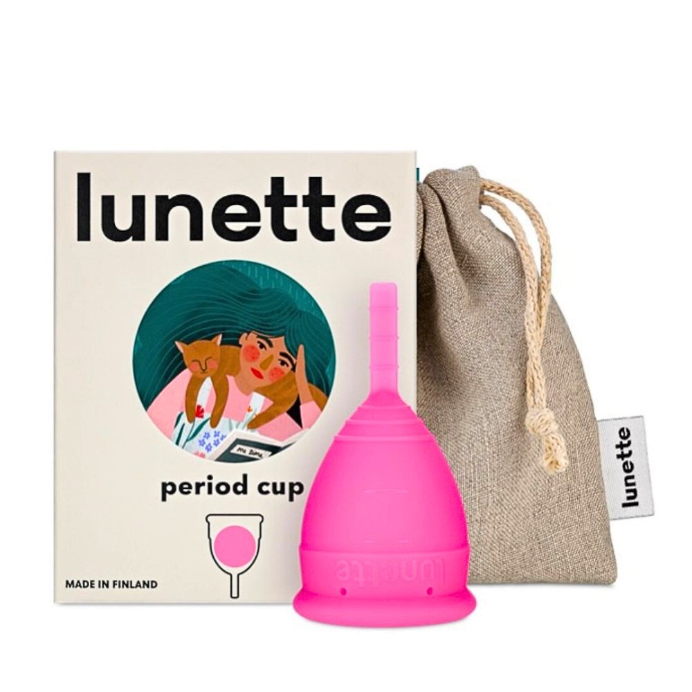 Lunette menstruationskop - Pink - str 1 - Økofamilien