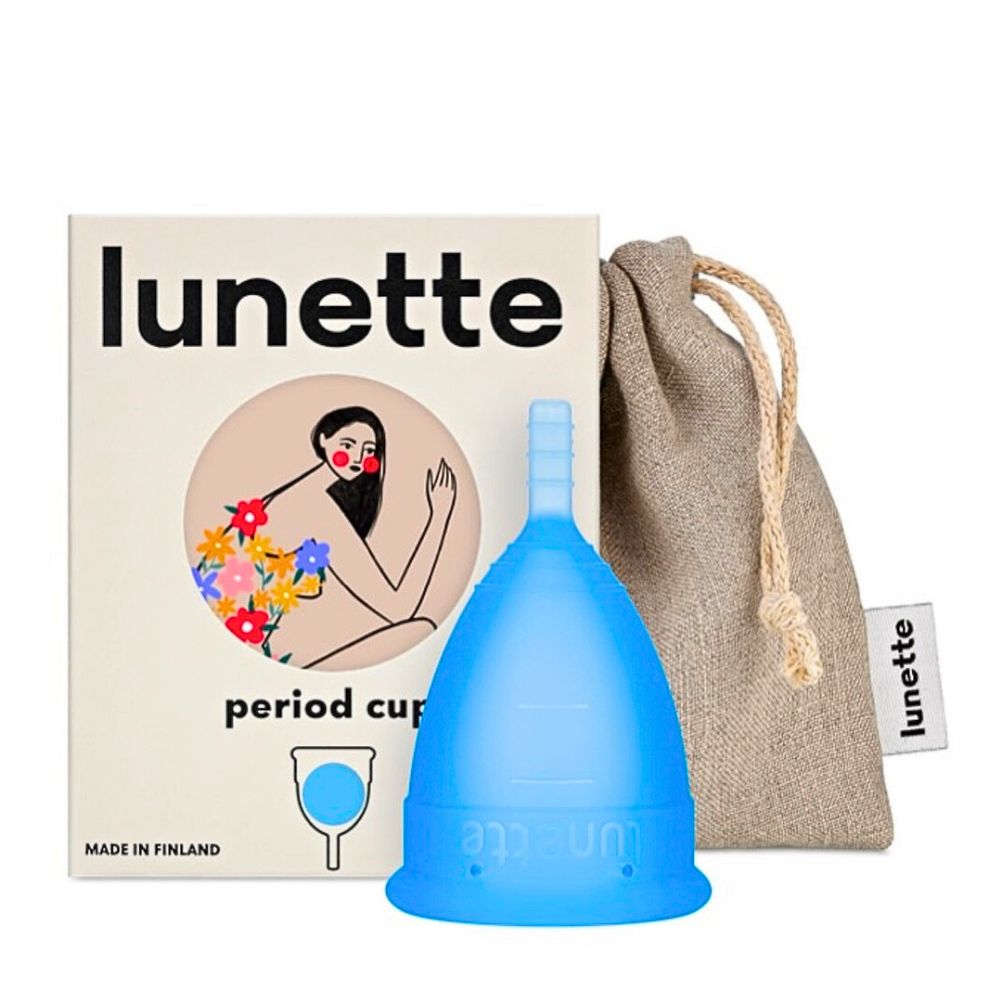 Lunette menstruationskop - Blå - str 2 - Økofamilien