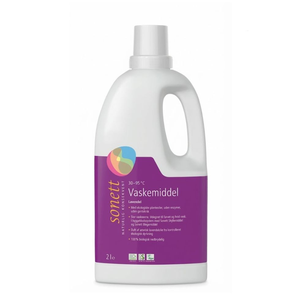 Flydende vaskemiddel med lavendel - 2 Liter - Økofamilien
