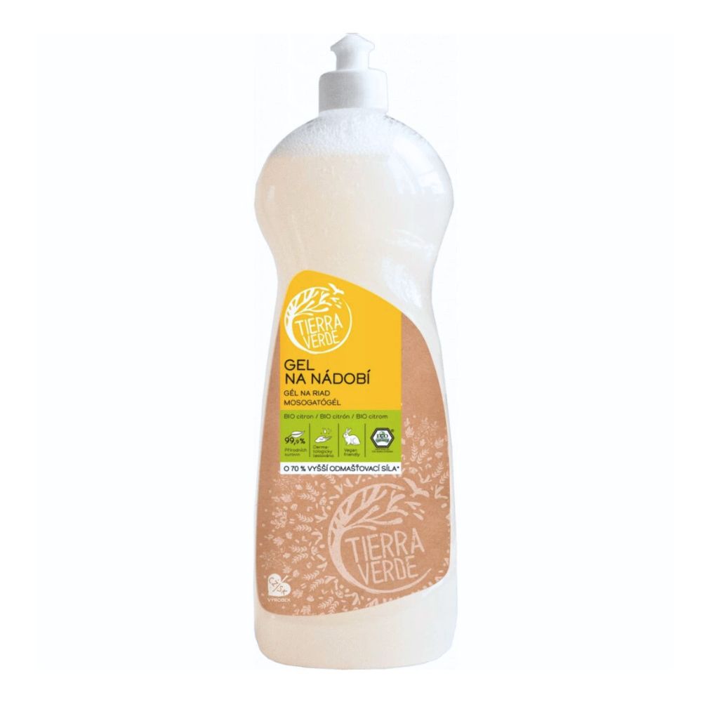 Tierra Verde - Opvaskemiddel med citron - 1000 ml