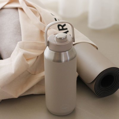 Termo sportsdrikkedunk - 950 ml - Cream Beige