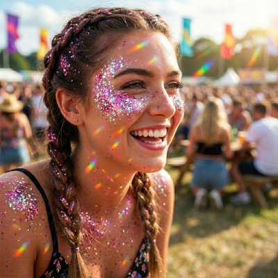 Nedbrytbar glitter - Pony Club