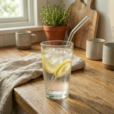 Glassugerr med knk - 8 mm