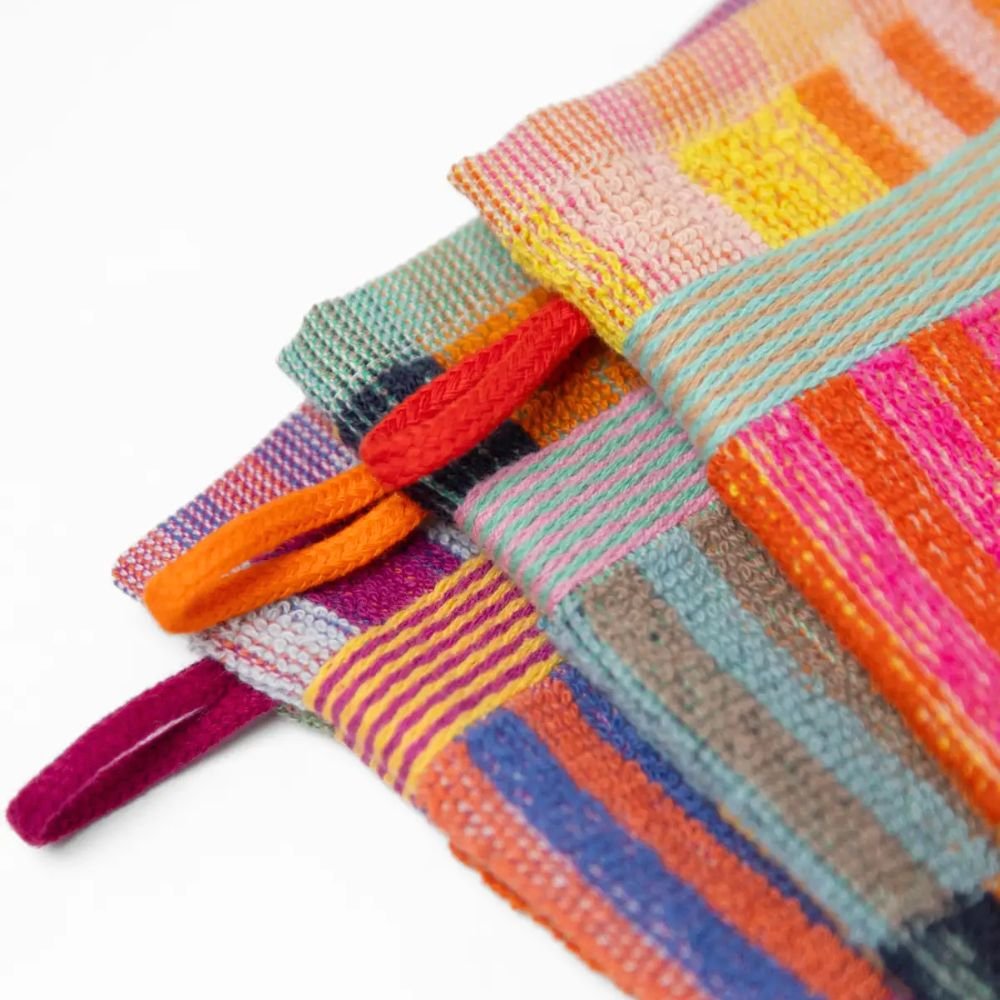 Tvtthandskar set #72 - Tulip Quilt - 3 st