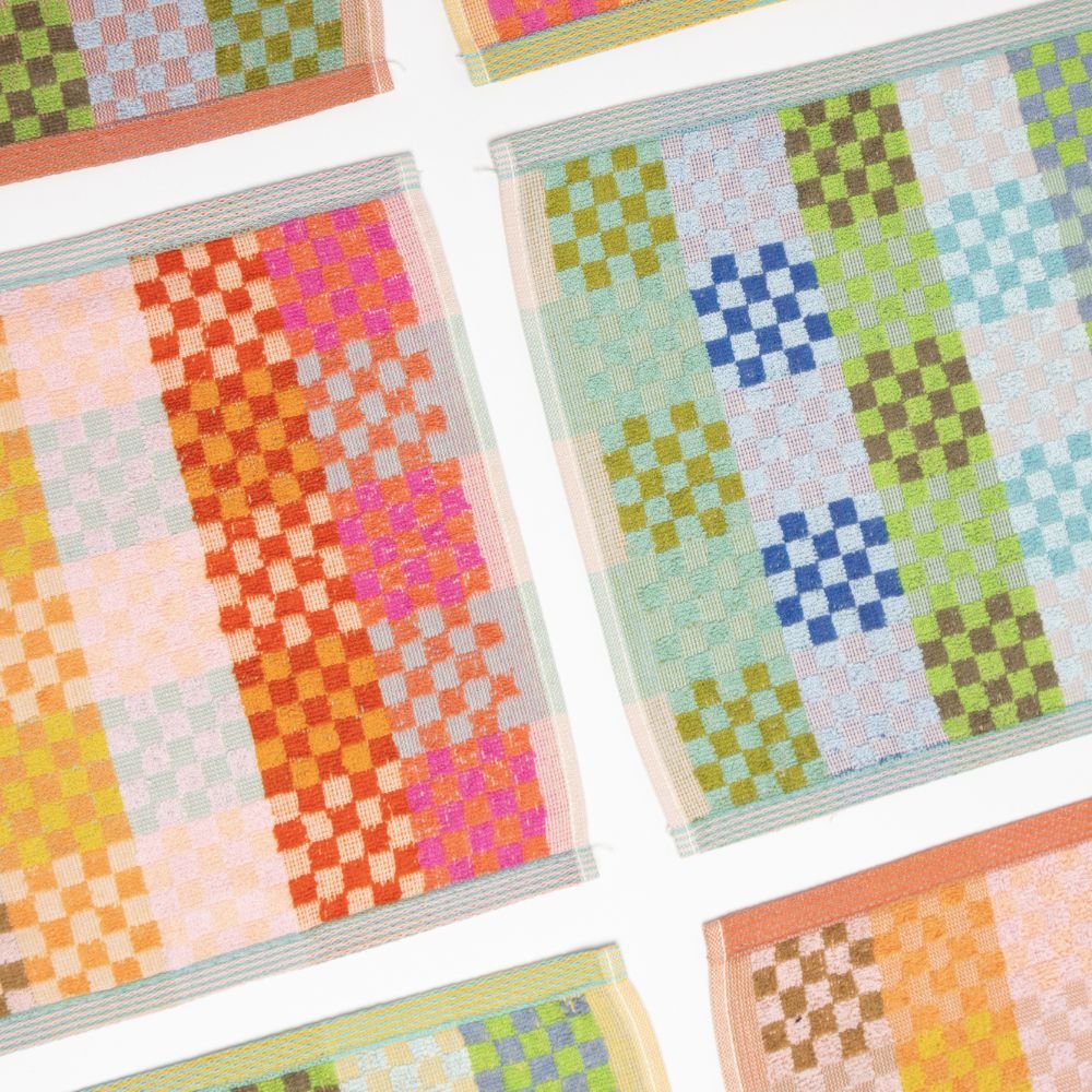 Tvttlappar set #84 - Checkered Check - 2 st