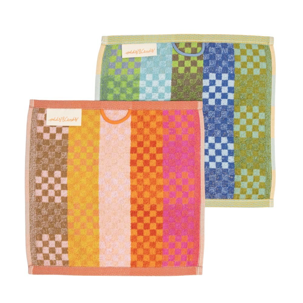 Tvttlappar set #84 - Checkered Check - 2 st