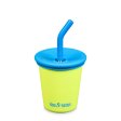 Kinderbecher aus Edelstahl mit Strohhalm - Juicy Pear