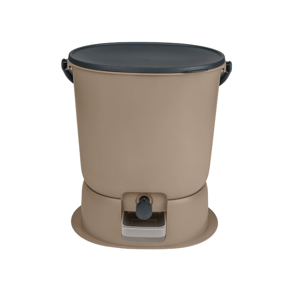 Bokashi kompostspand - Essential - Cappucino - Økofamilien