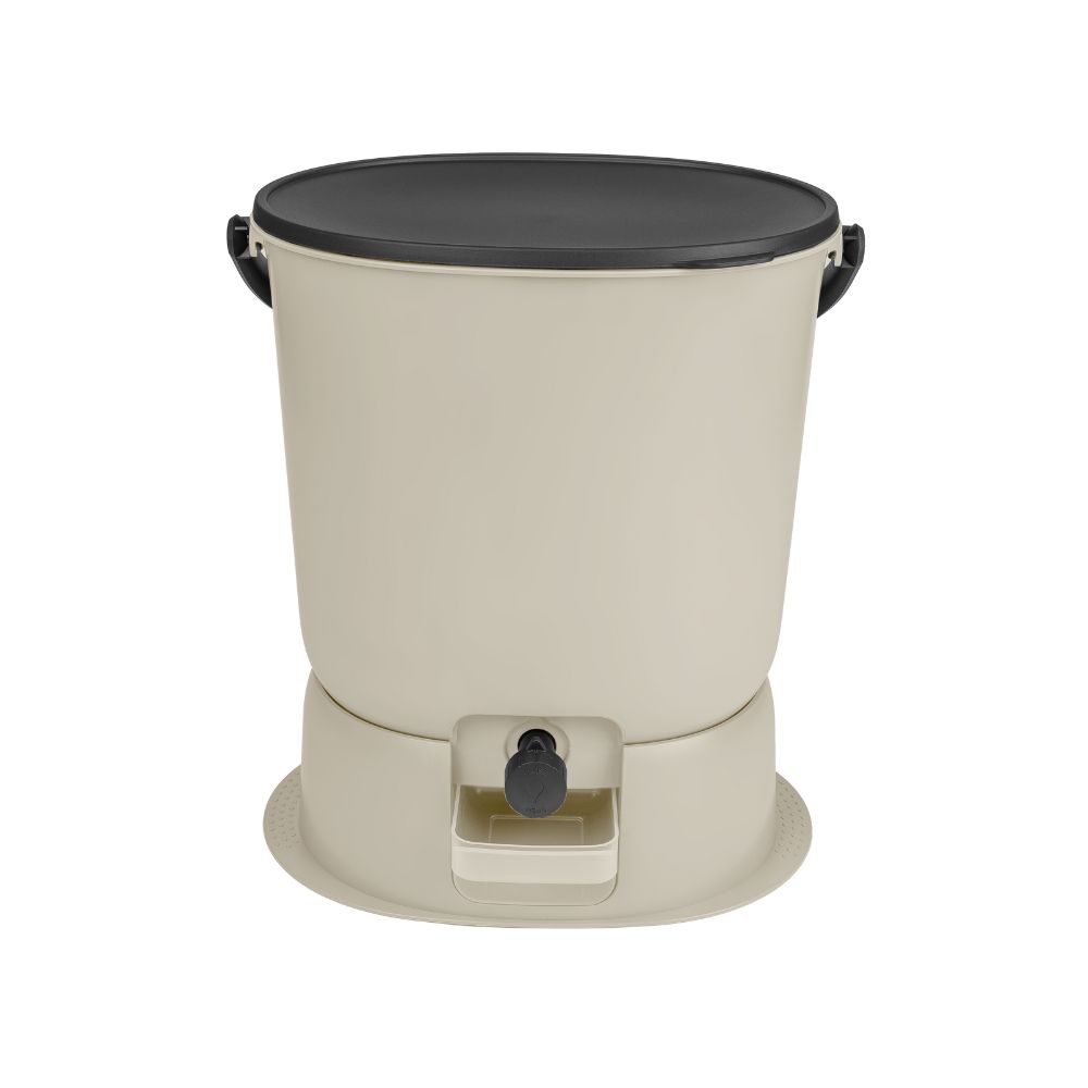 Bokashi kompostspand - Essential - Creme hvid - Økofamilien