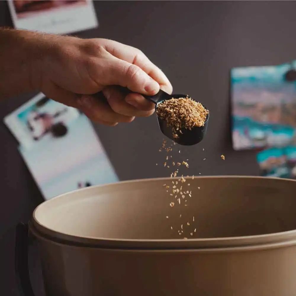 Dosing spoon for Bokashi Organko Essential