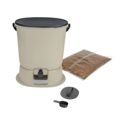 Bokashi kompostspand - Essential - Creme hvid