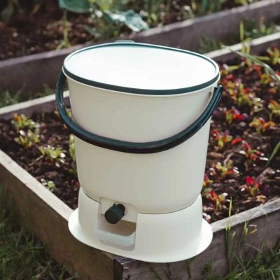 Bokashi kompostspand - Essential - Creme hvid
