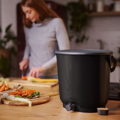 Ekstra bokashi kompostspand - Essential - Sort