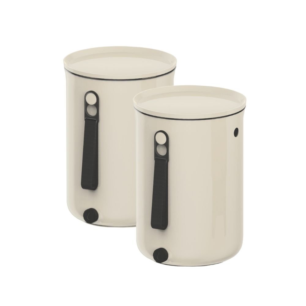 Bokashi kompostspand st - Organko 2 - Creme hvid
