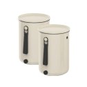 Bokashi compost bin set - Organko 2 - Cream white