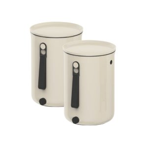 Bokashi compost bin set - Organko 2 - Cream white