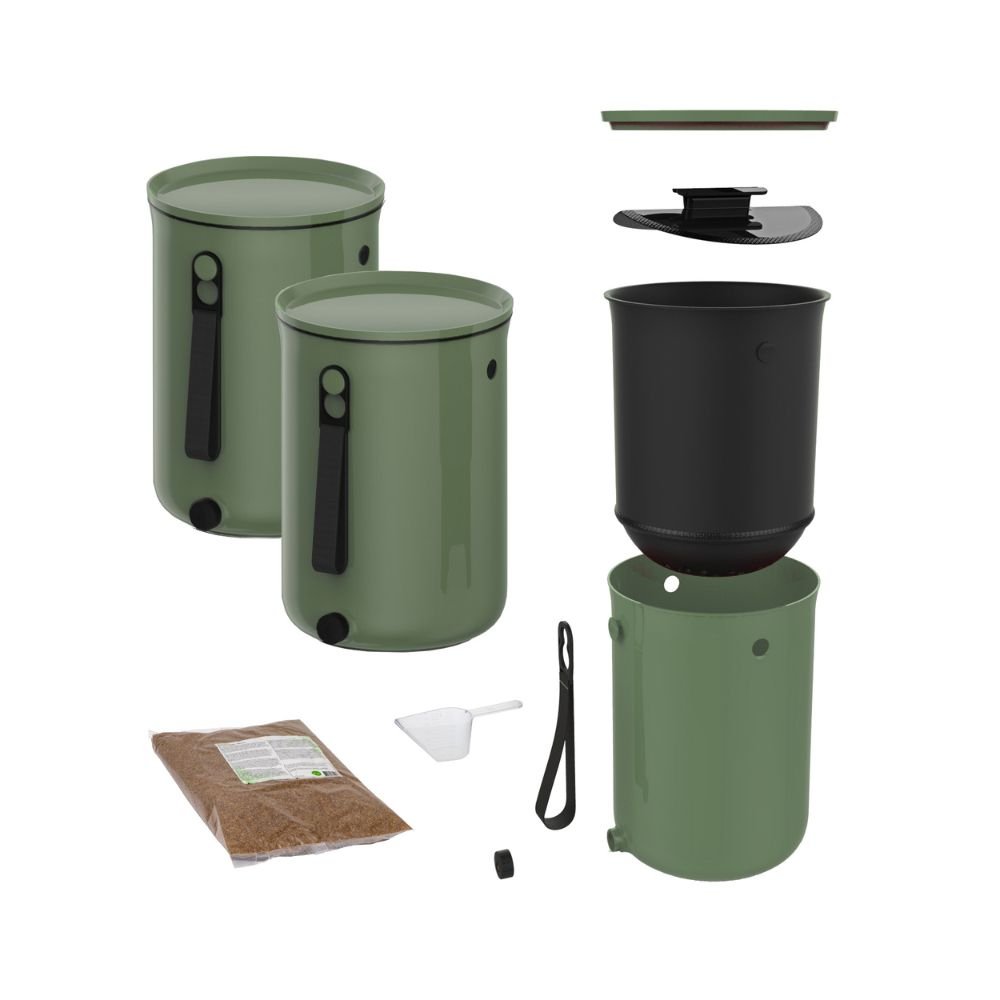 Bokashi kompostspand st - Organko 2 - Oliven