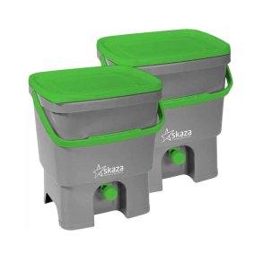 Bokashi compost bin set - Organko 1 - Grey/Green