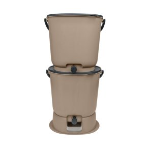 Bokashi compost bin set - Essential - Cappuccino