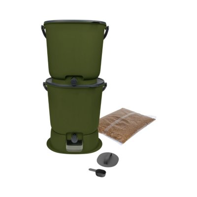 Bokashi kompostspand st - Essential - Oliven