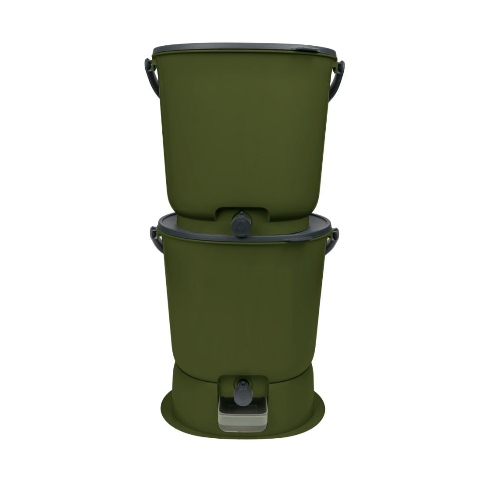 Bokashi kompostspand st - Essential - Oliven