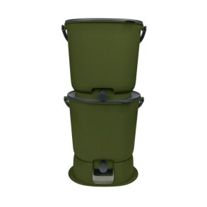 Bokashi compost bin set - Essential - Olive