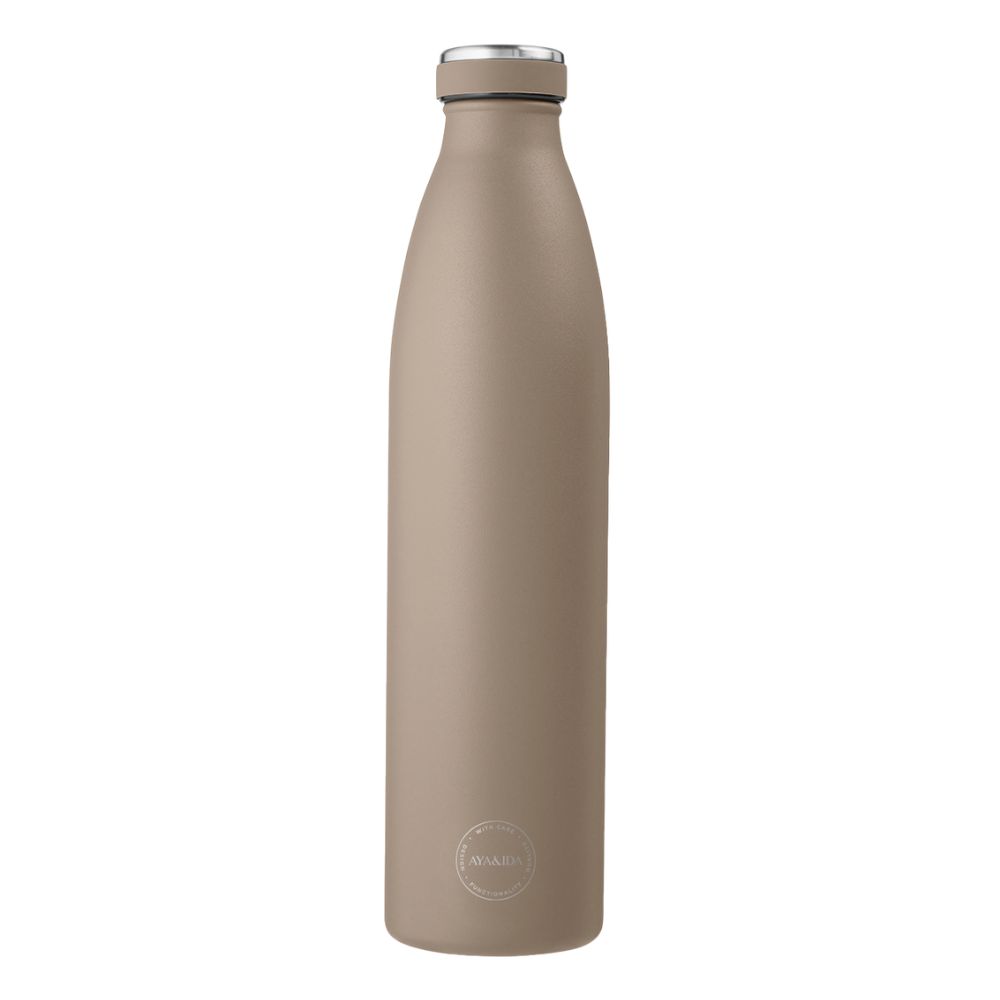 Termo drikkedunk - 1000 ml - Dusty Brown - Økofamilien