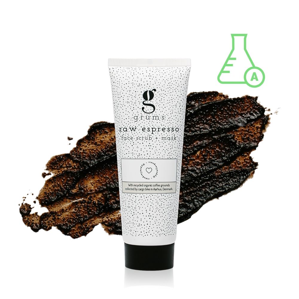 Raw Espresso ansigtsscrub + ansigtsmaske - 80 ml - Økofamilien