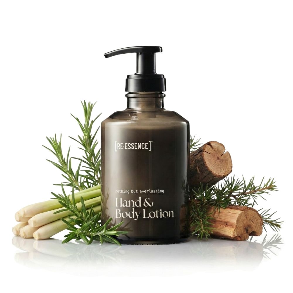 Hand & Body lotion - Citrongræs, Rosmarin & Cedertræ - Økofamilien
