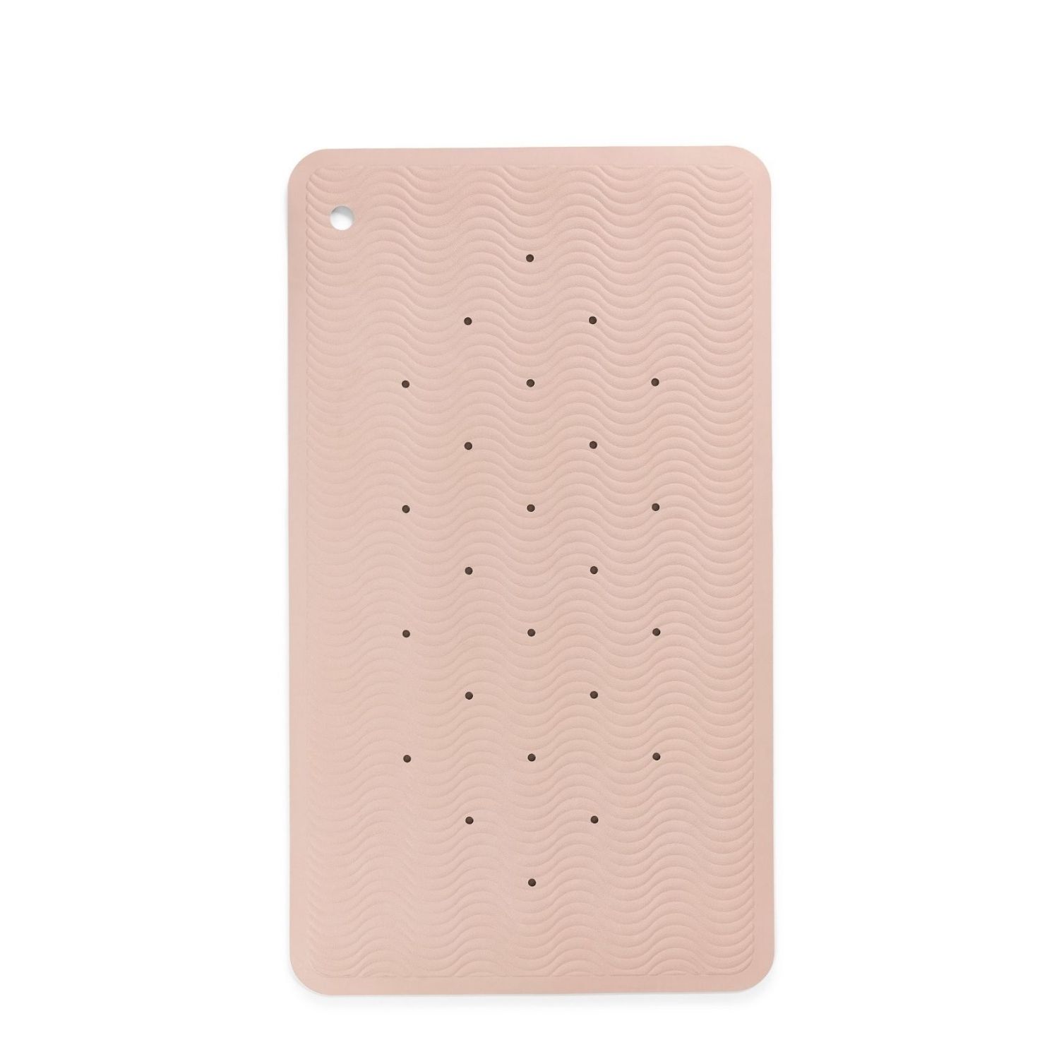 Skridsikker bademåtte i naturgummi - 32x56 cm Rose - Økofamilien