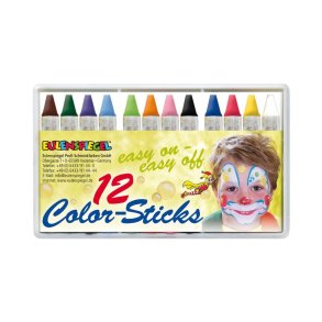 Ansigtsmaling sminkestifter til b�rn - 12 stk