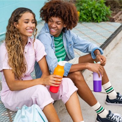 Trinkflasche mit Sportverschluss - Marigold Kaleidoscope