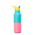 Drikkedunk med flip sportsl�g - Turquoise Kaleidoscope