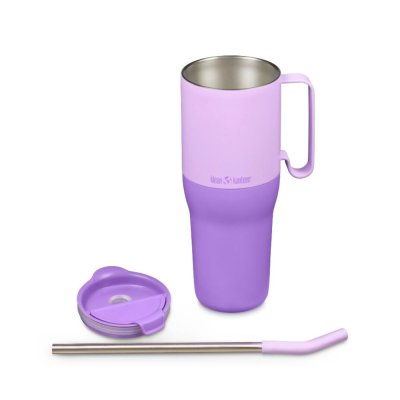 Gro�er RISE Thermobecher mit Strohhalm - 1065 ml - Orchid Bloom