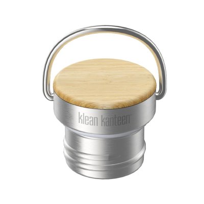 Thermo-Trinkflasche mit Bambusdeckel - 592 ml - Reflect