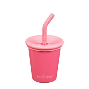 Kids Cup - Kinderbecher mit Strohhalm - Rouge Red