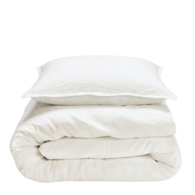 Ekologiskt s�ngkl�der - 140x220 cm - Polar Bear White