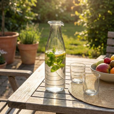 Upcycled glas karaffel N�2