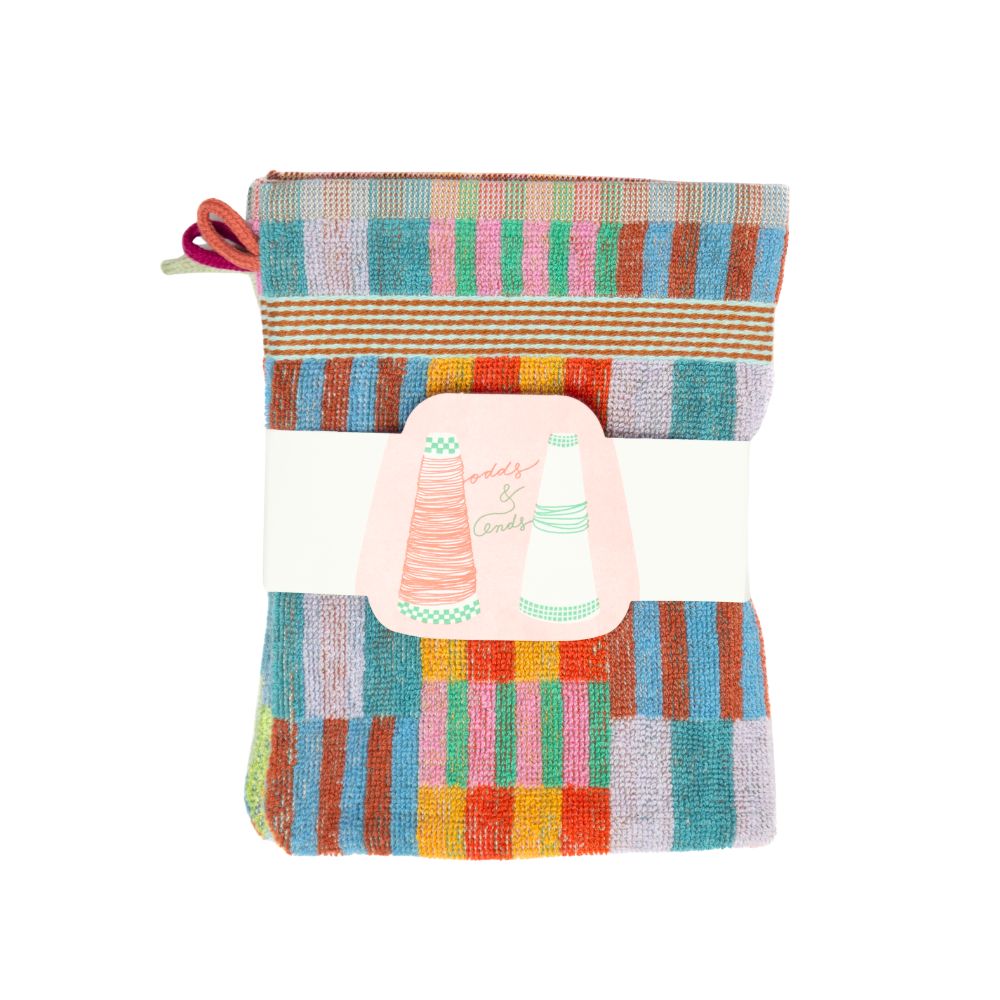 Vaskehandske sæt #80 - Tulip Quilt - 3 stk - Økofamilien